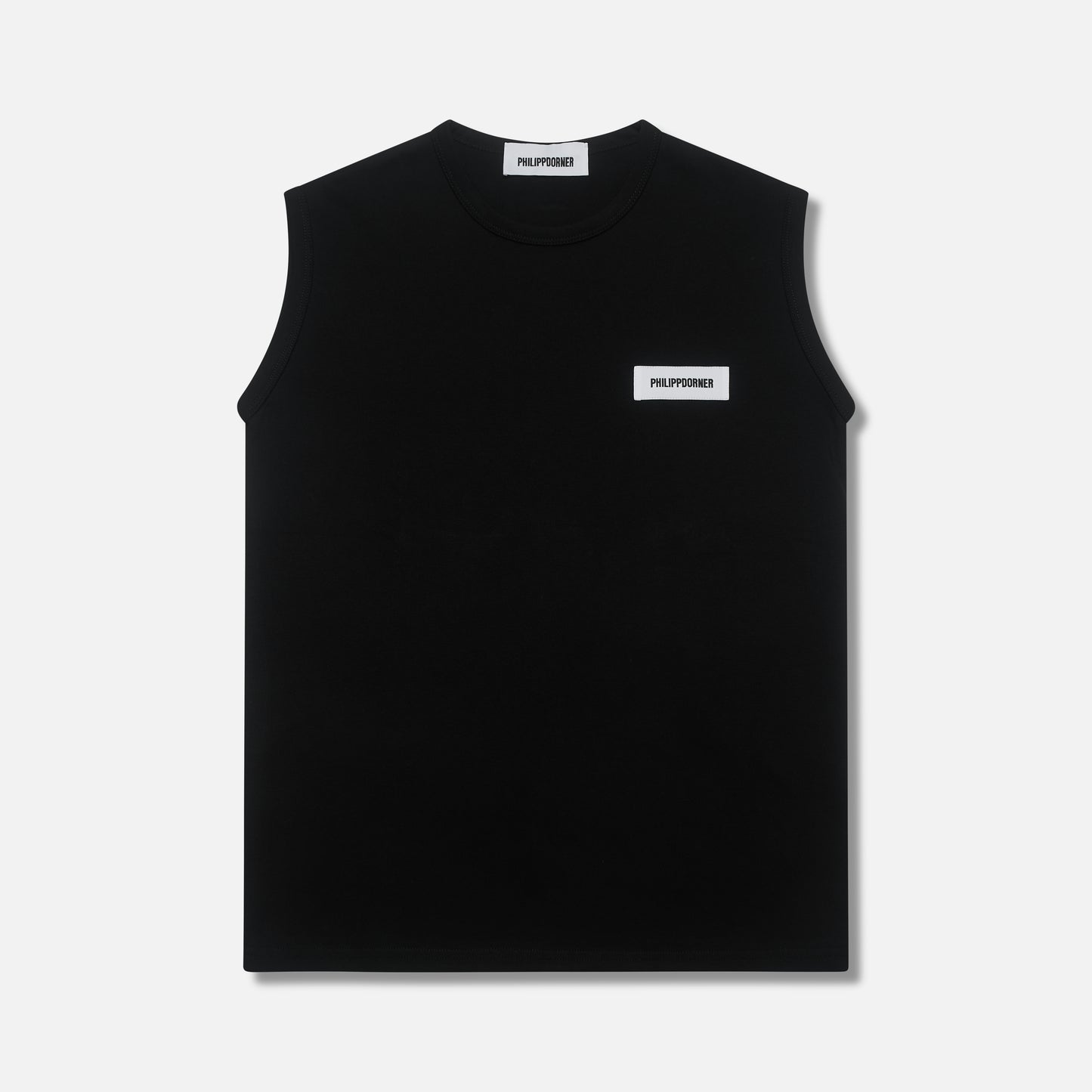 FITTED TANK TOP BLACK