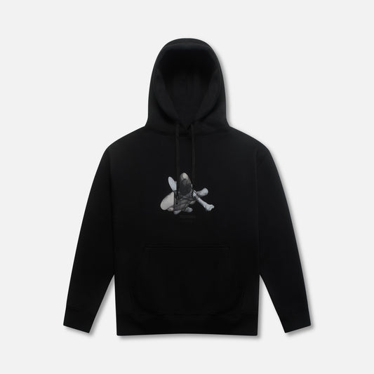 Hoodie Black on Black