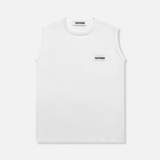 FITTED TANK TOP WHITE