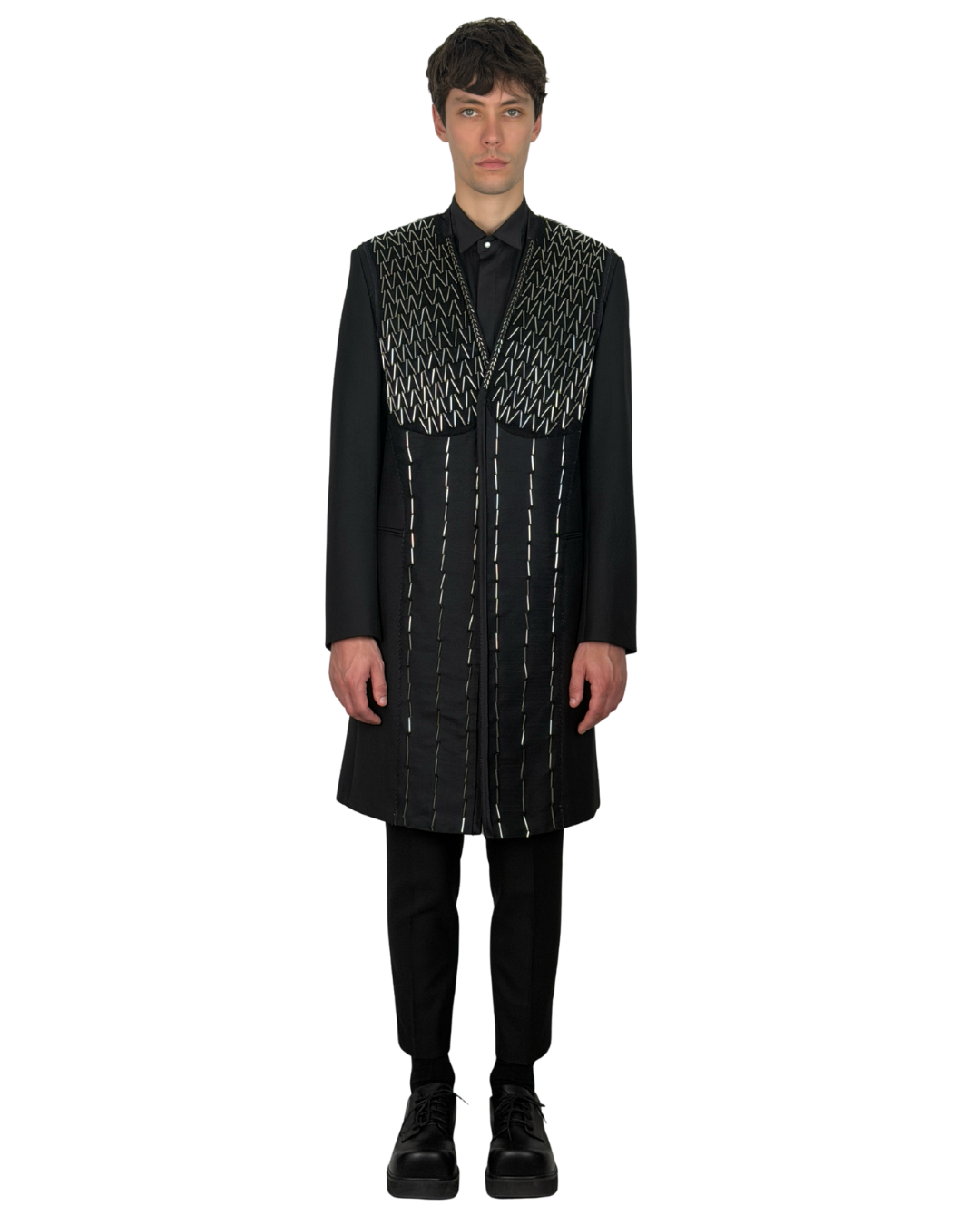 EMBROIDERED TAILORED COAT