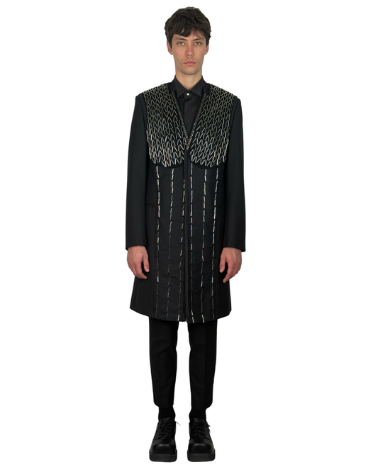 EMBROIDERED TAILORED COAT