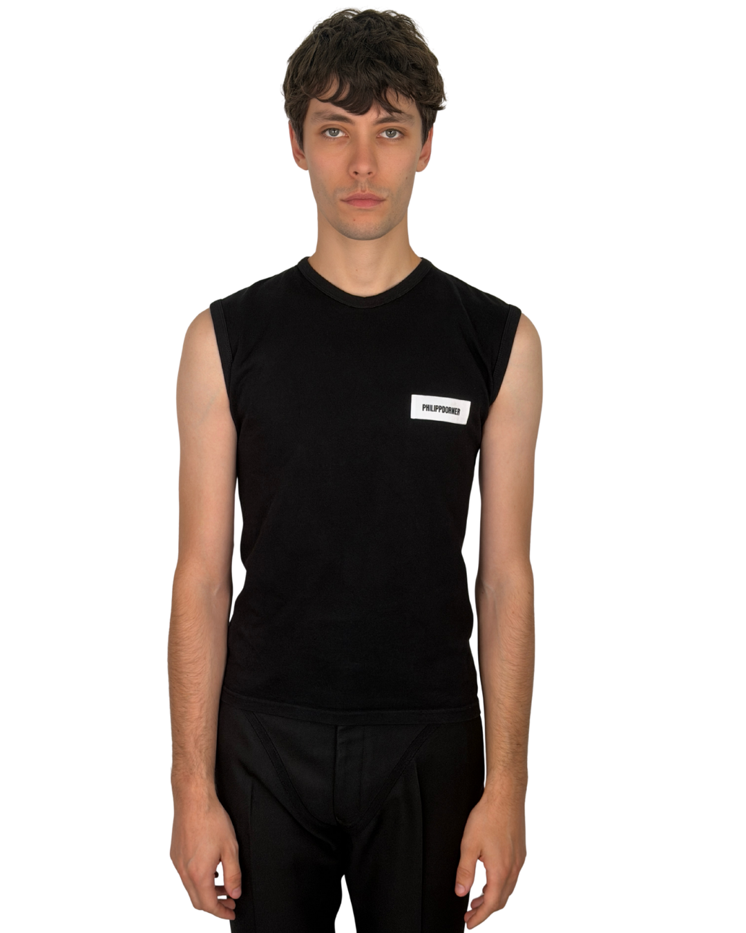 FITTED TANK TOP BLACK